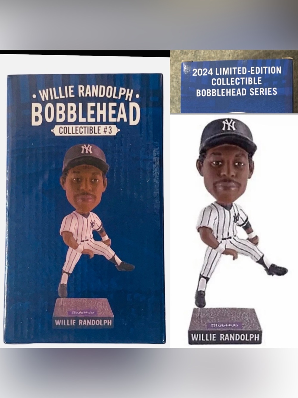 Willie Randolph NY Yankees BNIB Bobblehead 2024 LIMITED EDITION Official License